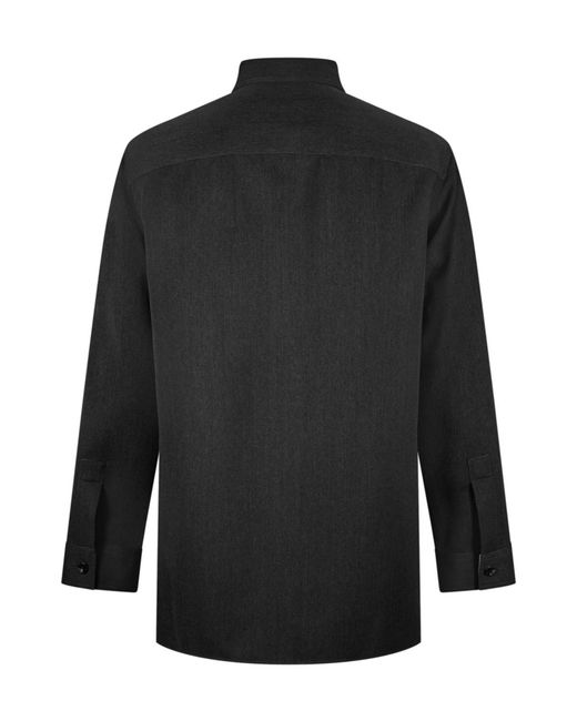 Gucci Black Long Sleeve Logo Shirt for men