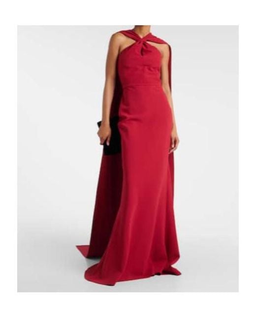 Safiyaa Red Backless Dress