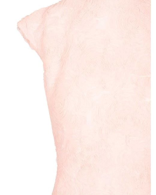 ROTATE BIRGER CHRISTENSEN Pink Mesh Mini Dress