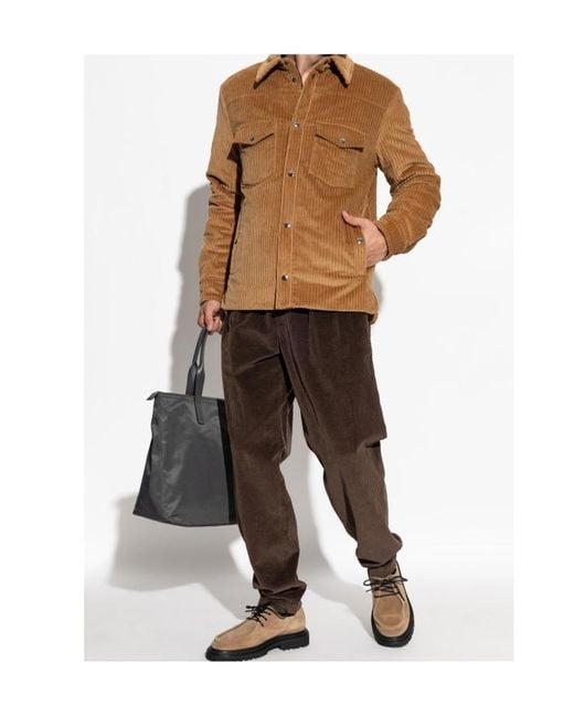 Dolce & Gabbana Brown Straight Trousers for men