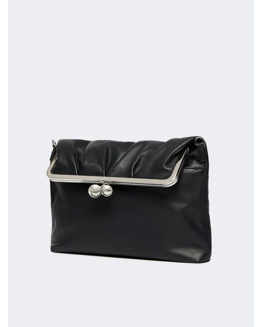 Weekend by Maxmara Black Envelope-Style Pasticcino Shoulder Bag