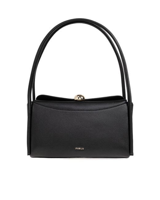 Furla Black Nicole Medium Shoulder Bag