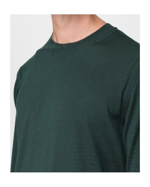 Paolo Pecora Green Crew Neck Knitwear for men