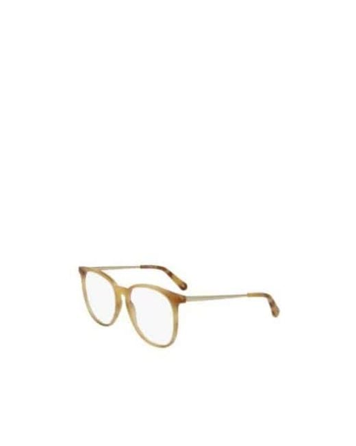 Chloé Metallic Round-Frame Glasses