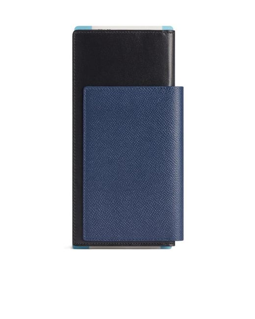 Balenciaga Blue Passport Long Wallet for men