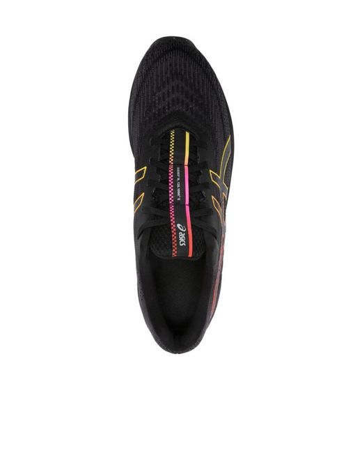 Asics Black Gel-Quantum 180 Panelled Sneakers for men