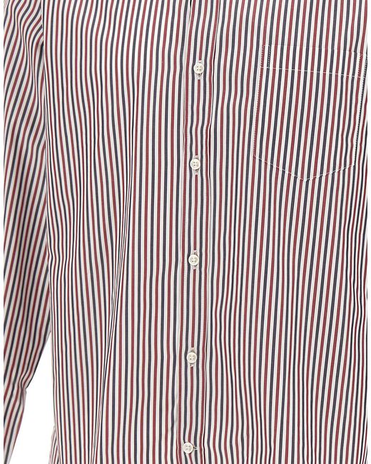 Paul & Shark Purple Striped Button-Down Shirt for men