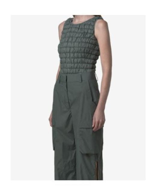 K-Way Gray Lexi Tech Warm Bodysuit