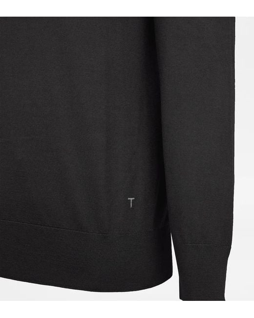 Tod's Black Long-Sleeved Sweater for men