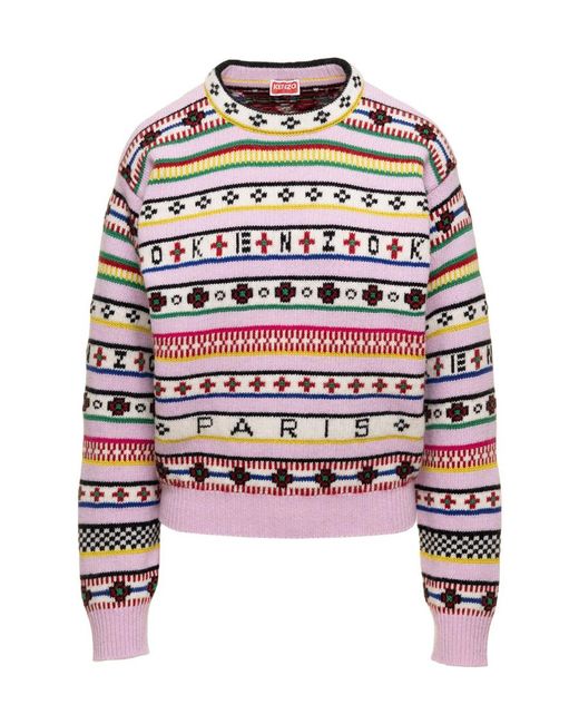KENZO Multicolor Logo Sweater