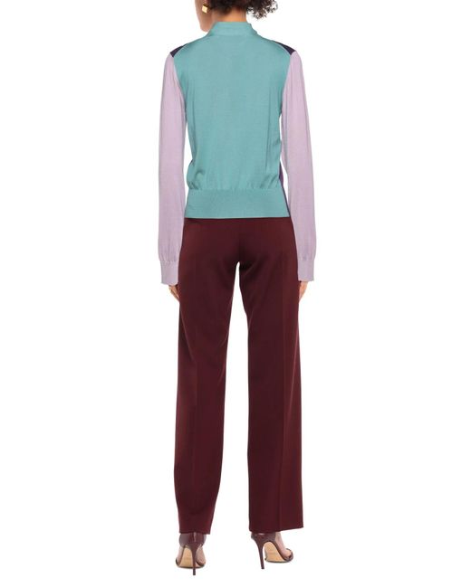 Dolce & Gabbana Purple Lightweight Bow Knit Sweater