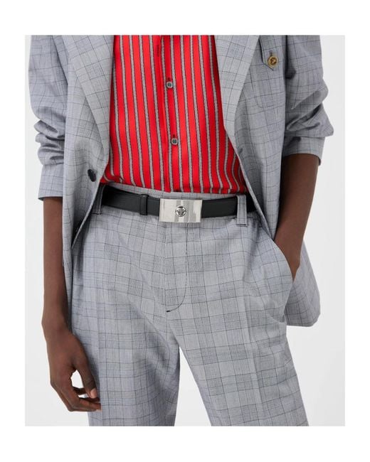 Versace Multicolor Reversible Medusa Buckle Belt for men