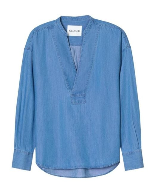Closed Blue Long Sleeve Shirt