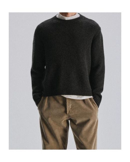 The Row Black Long-Sleeved Sweater for men