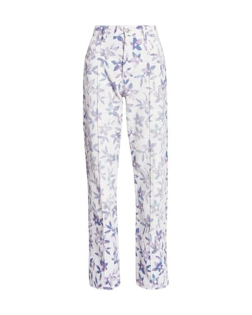 Isabel Marant White Logo Casual Pants for men