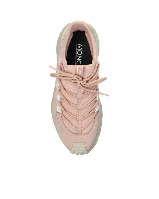 Moncler Pink Trailgrip Lite 2 Lace-Up Sneakers