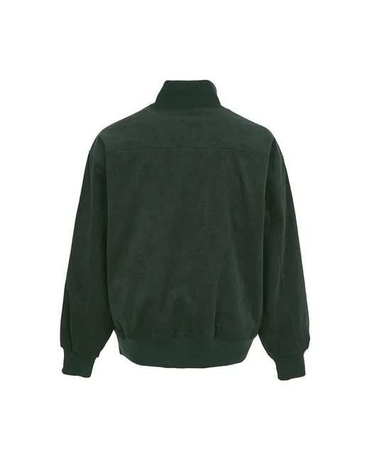 Nanamica Green Stand-Up Collar Jacket for men