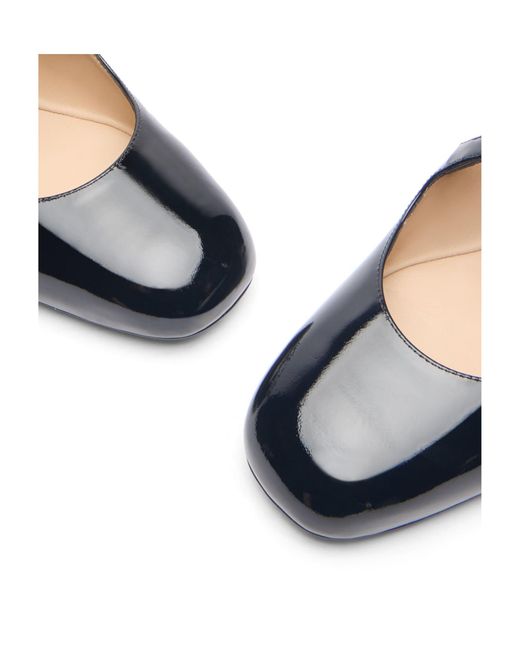 Stuart Weitzman Black Round Head Mary Jane Shoes