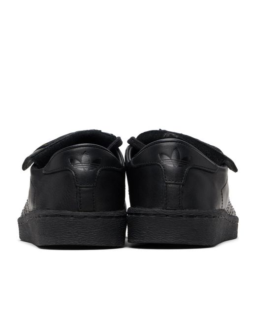 Willy Chavarria Black X Adidas Originals Collaboration Jabbar Low-Top Casual Sneakers for men