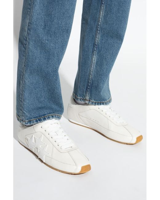 Amiri White Low-Top Pacific Flats