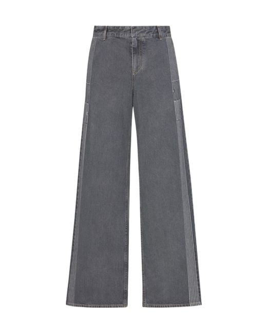 Dior Gray Alps Flared Jeans