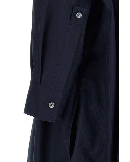 Loewe Blue Draped Dress
