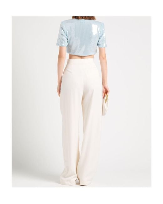 Ganni Blue Sequined T-Shirt