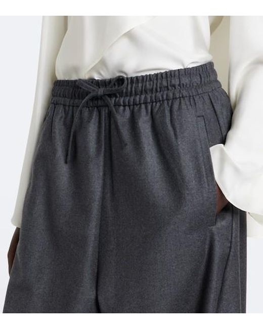 Rohe Black Virgin Wool Balloon Pants