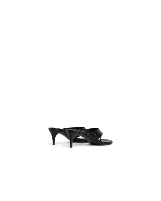 Alaïa Black Mules Tong