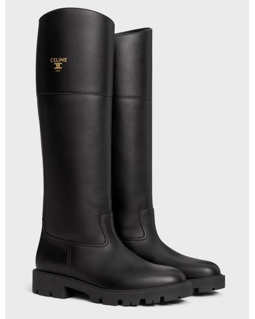 Céline Black Margaret High Boot