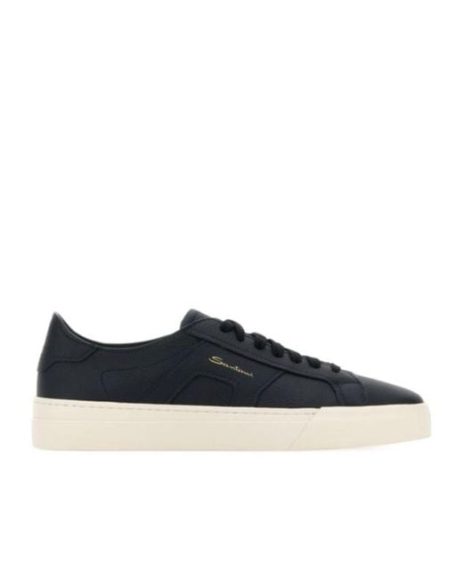 Santoni Blue Gloria Low-Top Sneakers for men