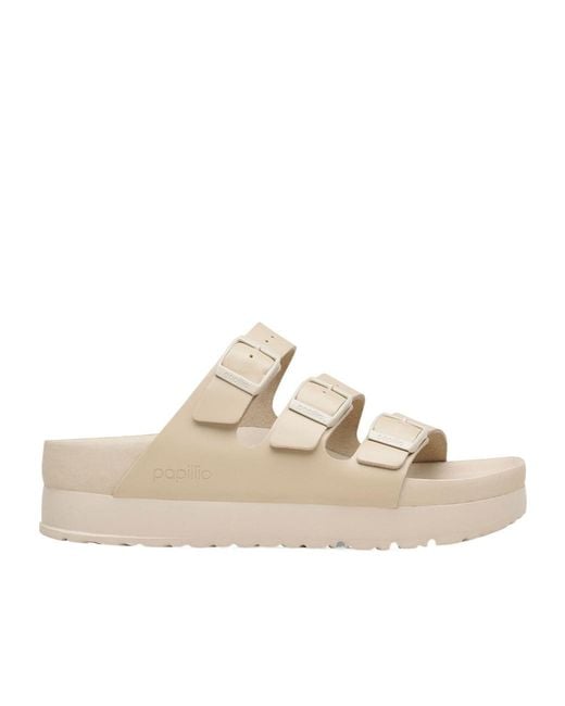 Birkenstock White Florida Iii Flex Platform Sandals