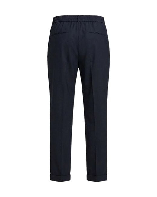 Peserico Blue Jogger Trousers for men