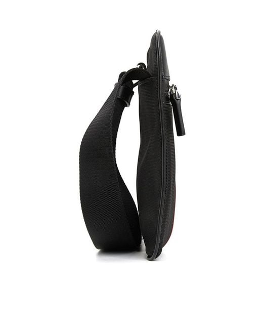 Bally Black Zipper Shoulder Bag for men