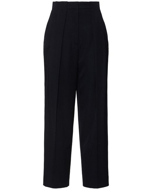Balmain Blue Belt-Loop Casual Pants