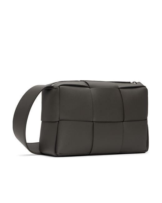 Bottega Veneta Black Zippered Shoulder Bag for men