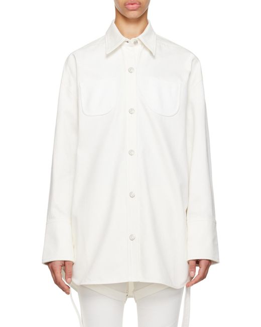 Courreges White Long-Sleeved Shirt