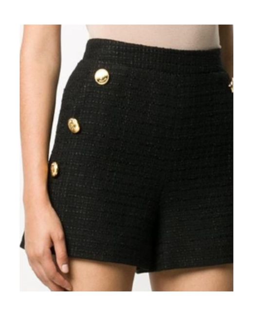 Moschino Black High Waist Shorts