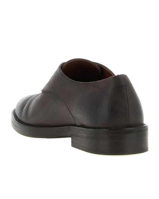Marsèll Black Round-Toe Formal Business Shoes for men