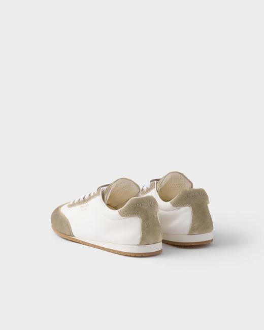 Prada Multicolor Suede Leather Sneakers