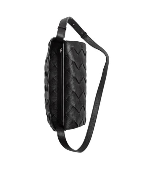 Bottega Veneta Black Diago Large Crossbody Bag for men