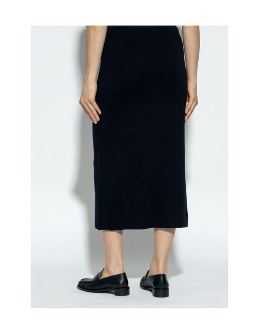 Jil Sander Black Mid Length Skirt