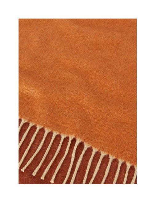 Loro Piana Brown Two-Tone Scarf