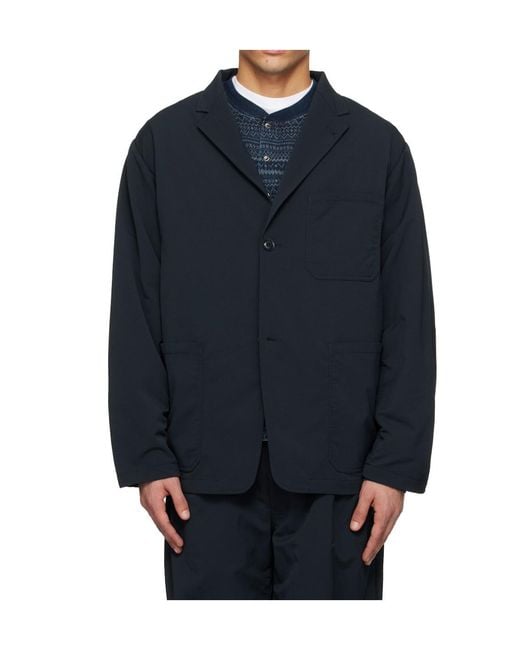 Nanamica Blue Alphadry Club Suit Jacket for men