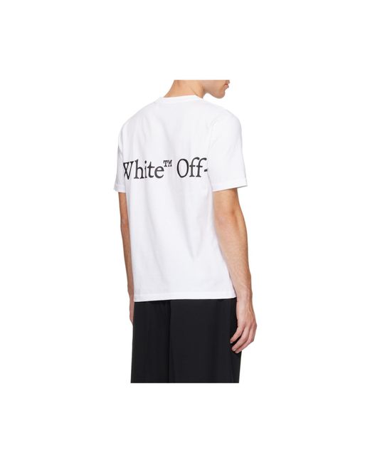 Off-White c/o Virgil Abloh Gray Bookish Scarf T-Shirt for men