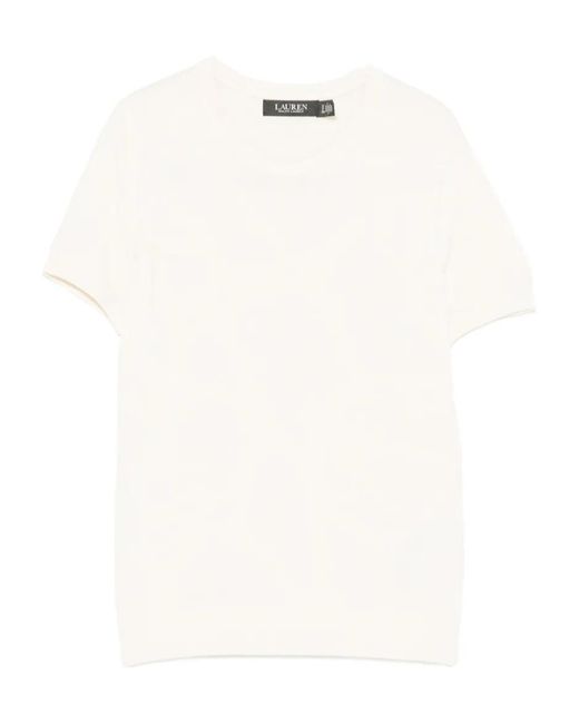 Ralph Lauren White Short-Sleeve Top
