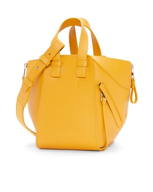 Loewe Yellow Compact Hammock Bag