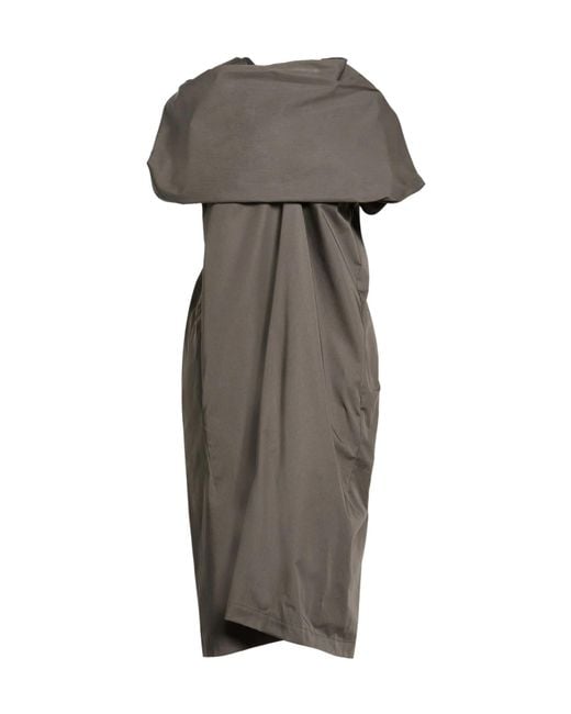 MM6 by Maison Margiela Gray Sleeveless Solidcolor Dress