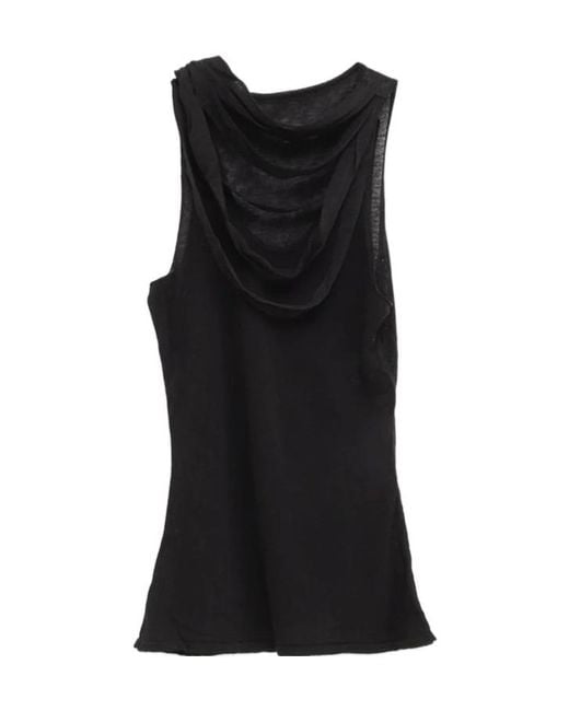 Paloma Wool Black Fitted Sleeveless Top