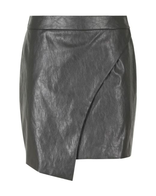 FEDERICA TOSI Gray Asymmetrical Skirt